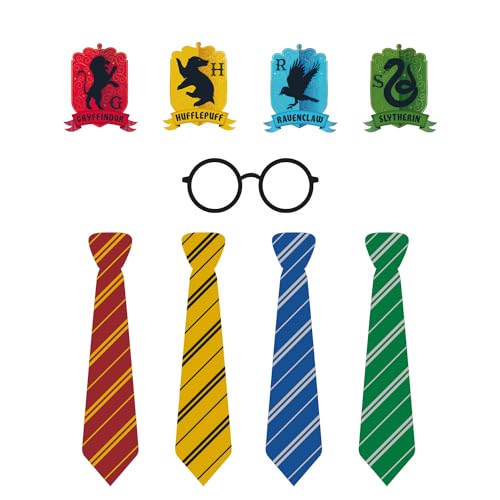 Amscan 9915086 - Foto Set Harry Potter, Wappen, Krawatten, Brillen, Fotobox, Kindergeburtstag, Mottoparty Amscan 9915086 - Foto Set Harry Potter, Wappen, Krawatten, Brillen, Fotobox, Kindergeburtstag, Mottoparty von amscan