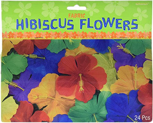 Hawaiian Hibiscus Flower Sprinkles (24 pk) von amscan