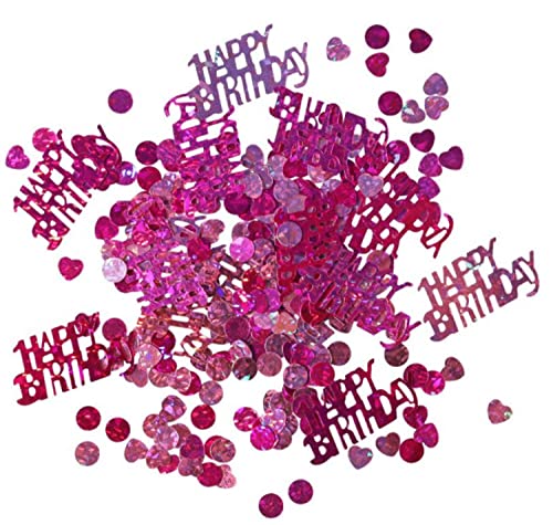 Konfetti: Streudeko, ?Happy Birthday?, pink, 15 g Konfetti: Streudeko, ?Happy Birthday?, pink, 15 g von amscan