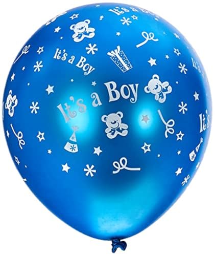 Amscan INT995697 - Latexballons Globaldruck It's a Boy, 6 Stück, circa 28 cm, Geburt, Geschenk, Dekoration, Luftballon von amscan