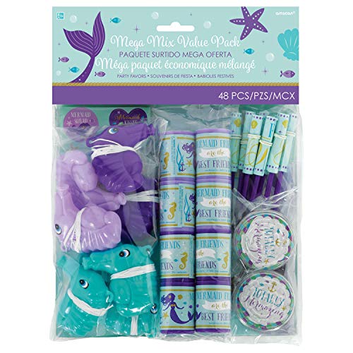 Mermaid Wishes Mega Value Favour Pack (48 pk) von amscan