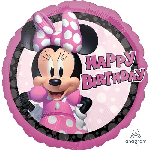 Minnie Maus Happy Birthday Folienballon von amscan
