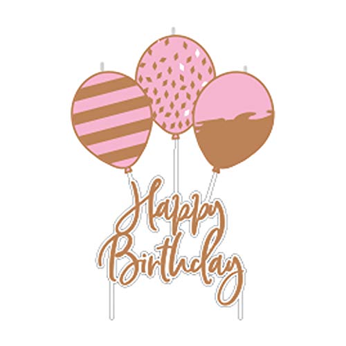 Pick Candle Rose Gold von amscan