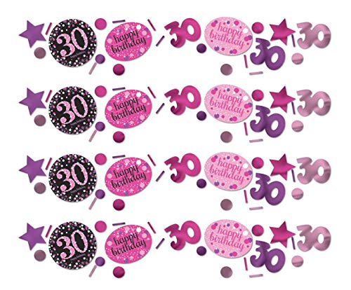 Pink Sparkling Celebration 30th 3 Pack Value Confetti 34g Pink Sparkling Celebration 30th 3 Pack Value Confetti 34g von amscan