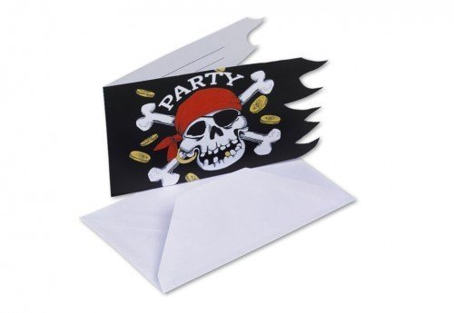 Piraten Einladungskarte von amscan