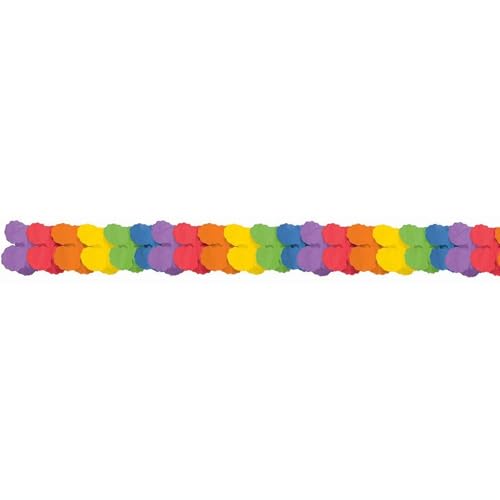 Rainbow Paper Garlands 3.65m von amscan