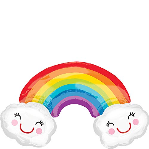 S/Shape:Rainbow with clouds von amscan