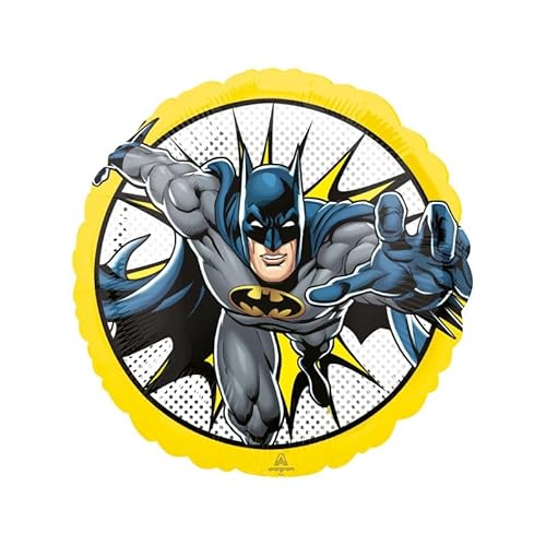 Standard Batman Folienballon S60 verpackt 43 cm von amscan