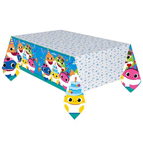 Tablecover Baby Shark Paper von amscan