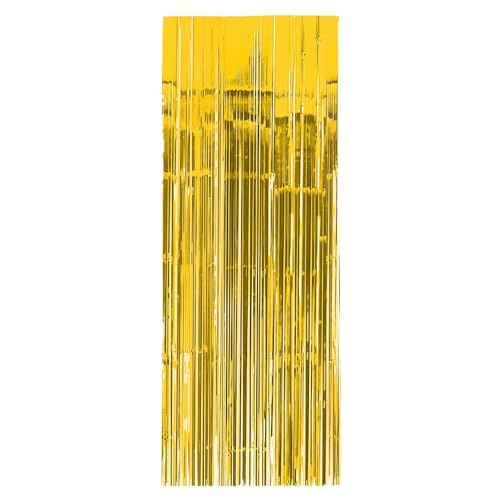 amscan 24200.1 Türvorhang mit Fransen, Sonnenschein-Gelb, 1 Stück, Einheitsgröße amscan 24200.1 Türvorhang mit Fransen, Sonnenschein-Gelb, 1 Stück, Einheitsgröße von amscan