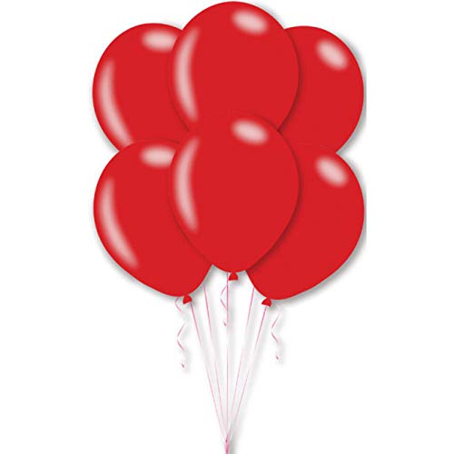 Amscan INT995460 - Latexballons Metallic Rot, 25 Stück, 27,5 cm / 11, Luftballon von amscan