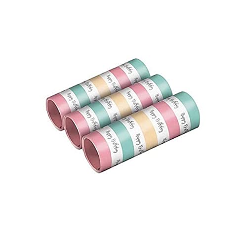 Amscan - Luftschlangen Happy Birthday, 3 Packungen, pastellfarben, Partydeko, Geburtstag Amscan - Luftschlangen Happy Birthday, 3 Packungen, pastellfarben, Partydeko, Geburtstag von amscan