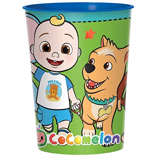 amscan 423258 Favor Cup - 473 ml | Cocomelon | 1 Stück Becher von amscan