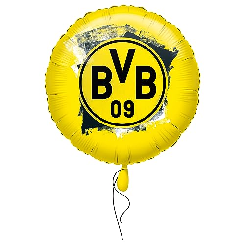 amscan 4270075 Standard BVB Dortmund Folienballon E18 verpackt 43 cm von amscan