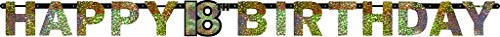 Adult Gold 18th Celebration Letter Banner Adult Gold 18th Celebration Letter Banner von amscan