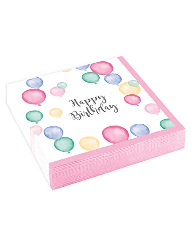 Amscan 9903863 - Servietten Happy Birthday, 20 Stück, 25 x 25 cm, Pastel, Geburtstag Amscan 9903863 - Servietten Happy Birthday, 20 Stück, 25 x 25 cm, Pastel, Geburtstag von amscan