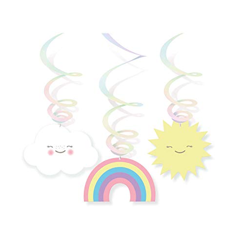 Amscan 9904315 - Dekospiralen Rainbow and Cloud, Wolke, Regenbogen, Sonne, Kindergeburtstag, Hängedekoration Amscan 9904315 - Dekospiralen Rainbow and Cloud, Wolke, Regenbogen, Sonne, Kindergeburtstag, Hängedekoration von amscan