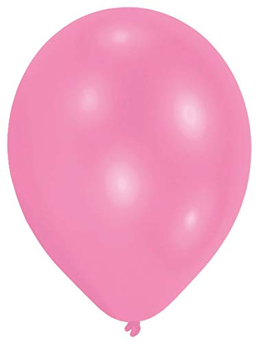 Amscan 9904915 - Latexballons Standard, pink, 25 Stück, 27,5 cm / 11, Luftballon von amscan
