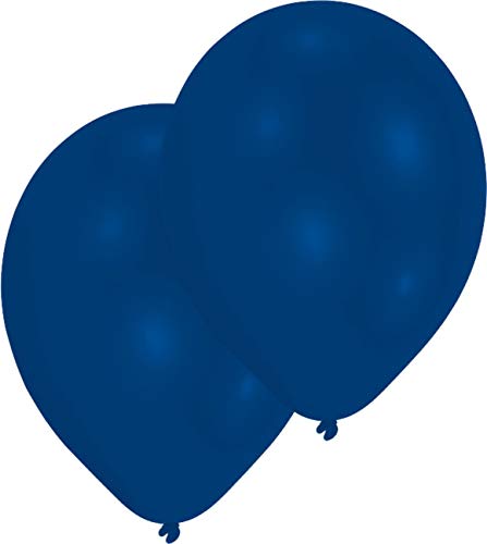 Amscan 9904920 - Latexballons Standard, royalblau, 25 Stück, 27,5 cm / 11, Luftballon von amscan