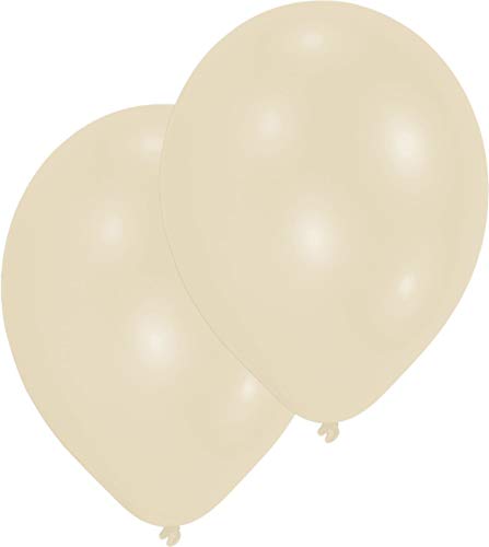 Amscan 9904925 - Standard Latexballons Vanilla Cream, 25 Stück, ca. 28 cm, Luftballon von amscan