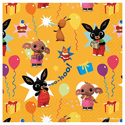 16Pk 33Cm Bing Lunch Napkins von amscan
