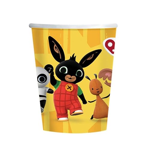 amscan 9911884-66 Bing Bunny Partybecher aus Papier, 8er-Pack, Mehrfarbig amscan 9911884-66 Bing Bunny Partybecher aus Papier, 8er-Pack, Mehrfarbig von amscan