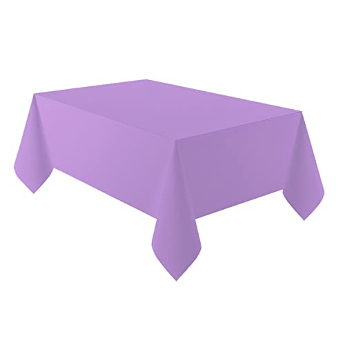 amscan 9915404-213 Lila Papiertischdecke, Einfarbig, violett von amscan