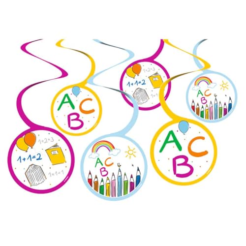 amscan 6 Swirl Girlanden Einschulung Schulanfang ABC amscan 6 Swirl Girlanden Einschulung Schulanfang ABC von amscan