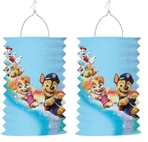 amscan Drop Lantern Paw Patrol Paper 28 cm, Papier, Mehrfarbig, One Size (Packung mit 2) von amscan