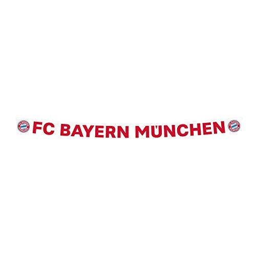 Amscan 9906513 - FC Bayern München Partykette, Größe 180 x 11 cm, Girlande aus Papier, Partydeko für die Feier beim Fanclub oder der Fußballparty, Hängedekoration von amscan