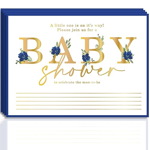 amscan Jumbo-Deluxe-Einladungen It's A Boy, 15,2 x 20,3 cm, 8 Stück, blau gefütterte Babyparty-Einladungskarten für die perfekte Feier mit Stil amscan Jumbo-Deluxe-Einladungen It's A Boy, 15,2 x 20,3 cm, 8 Stück, blau gefütterte Babyparty-Einladungskarten für die perfekte Feier mit Stil von amscan