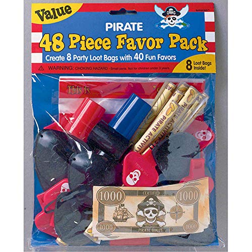 Amscan Piratenparty-Vorteilspack, 48 Stück von amscan