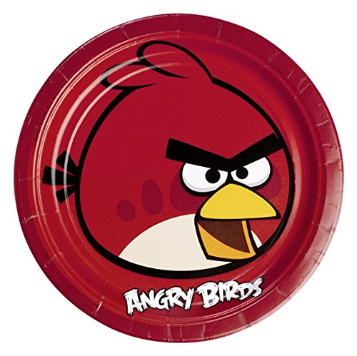 amscan Plates Angry Birds 8 PCS 23 cm von amscan