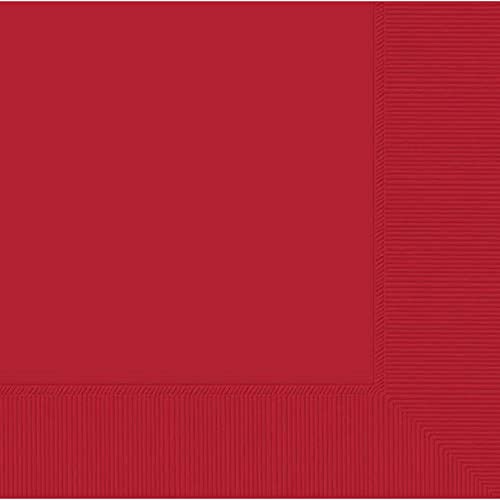 Amscan Servietten, 40 cm, zum Abendessen, 2-lagig, Apple Red Amscan Servietten, 40 cm, zum Abendessen, 2-lagig, Apple Red von amscan