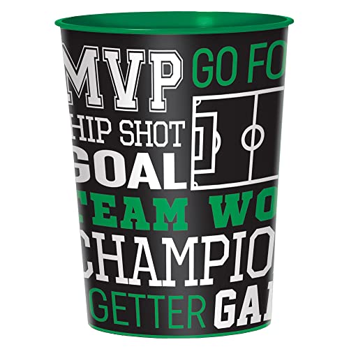 amscan Stabile Kunststoff-Becher * Soccer * für Party und Geburtstag | 473ml | Fussball EM WM Mottoparty Partybecher Bierbecher amscan Stabile Kunststoff-Becher * Soccer * für Party und Geburtstag | 473ml | Fussball EM WM Mottoparty Partybecher Bierbecher von amscan