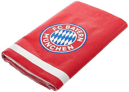 Amscan 9906511 - FC Bayern München Tischdecke, Größe 120 x 180 cm, aus Papier, perfekt für die Fan- oder Fußballparty, Festtafel, Dekoration, Rekordmeister, Logo von amscan