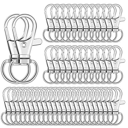 Anezus 150 Stück Drehbare Schlüsselanhänger Lanyard Karabinerhaken für Schlüsselbund Ringe Lanyard Anezus 150 Stück Drehbare Schlüsselanhänger Lanyard Karabinerhaken für Schlüsselbund Ringe Lanyard von anezus