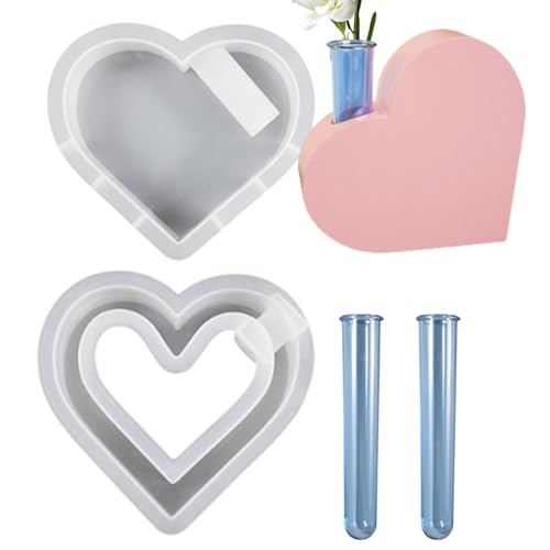 anneratteryer Silikonform herz Silikonform herzen Silikonformen gießformen herz Blumenvase Epoxidharz Formen mit 2 ReagenzgläSern Gießform Herz Herzform Silikon Gießform für Einem Anfängerset anneratteryer Silikonform herz Silikonform herzen Silikonformen gießformen herz Blumenvase Epoxidharz Formen mit 2 ReagenzgläSern Gießform Herz Herzform Silikon Gießform für Einem Anfängerset von anneratteryer