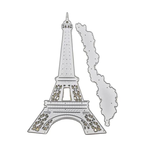 anso Eiffelturm Stanzformen Metallschablone DIY Scrapbooking Prägung Stempel Handwerk von anso