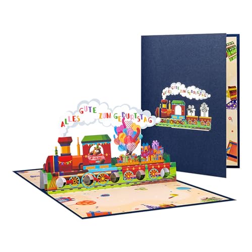 antianzhizhuang Stabile 3D Geburtstagskarte „Zug“ Aus Papier Einzigartiges Zugdesign Geburtstagskarte Popup Grußkarte Für Geld Oder Gutschein antianzhizhuang Stabile 3D Geburtstagskarte „Zug“ Aus Papier Einzigartiges Zugdesign Geburtstagskarte Popup Grußkarte Für Geld Oder Gutschein von antianzhizhuang