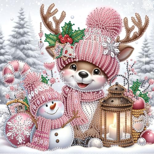 antor Weihnachten Diamond Painting Kit, 5D Spezielle Form Diamant Kunst für Erwachsene, Niedliche Cartoon Rentier und Schneemann DIY Kristall Strass Diamant Malerei Urlaub Wand Dekor Winter Home antor Weihnachten Diamond Painting Kit, 5D Spezielle Form Diamant Kunst für Erwachsene, Niedliche Cartoon Rentier und Schneemann DIY Kristall Strass Diamant Malerei Urlaub Wand Dekor Winter Home von antor