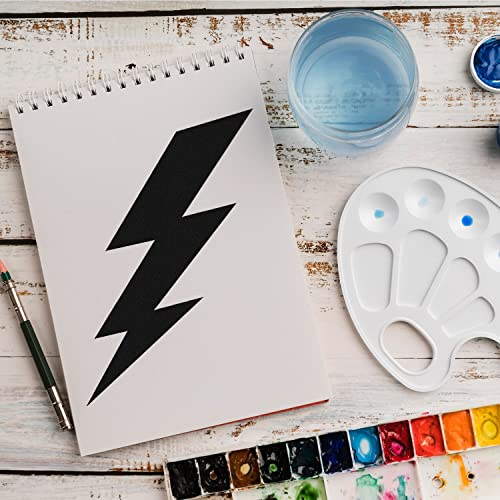 Schablone Blitz Wetter v1 Design Stencil DIY Airbrush Muster Wandgestaltung Sprühschablone 21 x 21 cm Schablone Blitz Wetter v1 Design Stencil DIY Airbrush Muster Wandgestaltung Sprühschablone 21 x 21 cm von anygoods