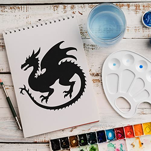 Schablone Drache Fabelwesen v1 Design Stencil DIY Airbrush Muster Wandgestaltung Sprühschablone 15 x 15 cm Schablone Drache Fabelwesen v1 Design Stencil DIY Airbrush Muster Wandgestaltung Sprühschablone 15 x 15 cm von anygoods