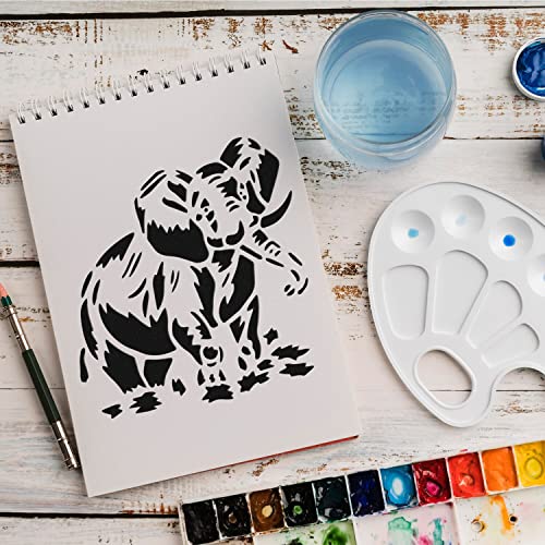 Schablone Elefant Safari v8 Design Stencil DIY Airbrush Muster Wandgestaltung Sprühschablone 21 x 21 cm Schablone Elefant Safari v8 Design Stencil DIY Airbrush Muster Wandgestaltung Sprühschablone 21 x 21 cm von anygoods