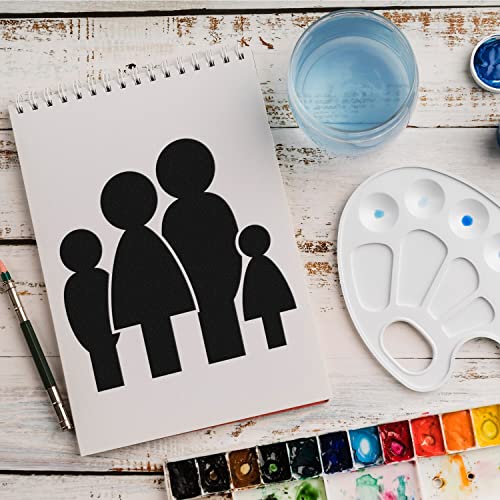 Schablone Familie Menschen v5 Design Stencil DIY Airbrush Muster Wandgestaltung Sprühschablone 15 x 15 cm Schablone Familie Menschen v5 Design Stencil DIY Airbrush Muster Wandgestaltung Sprühschablone 15 x 15 cm von anygoods