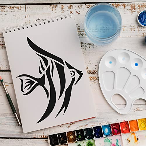 Schablone Fisch Wasser v8 Design Stencil DIY Airbrush Muster Wandgestaltung Sprühschablone 21 x 29 cm Schablone Fisch Wasser v8 Design Stencil DIY Airbrush Muster Wandgestaltung Sprühschablone 21 x 29 cm von anygoods