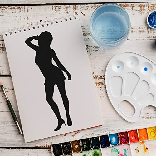 Schablone Frau Silhouette v32 Design Stencil DIY Airbrush Muster Wandgestaltung Sprühschablone 15 x 21 cm Schablone Frau Silhouette v32 Design Stencil DIY Airbrush Muster Wandgestaltung Sprühschablone 15 x 21 cm von anygoods