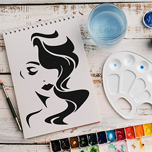 Schablone Frauenkopf Silhouette v16 Design Stencil DIY Airbrush Muster Wandgestaltung Sprühschablone 15 x 21 cm Schablone Frauenkopf Silhouette v16 Design Stencil DIY Airbrush Muster Wandgestaltung Sprühschablone 15 x 21 cm von anygoods