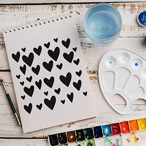 Schablone Herz Muster v14 Design Stencil DIY Airbrush Muster Wandgestaltung Sprühschablone 21 x 21 cm Schablone Herz Muster v14 Design Stencil DIY Airbrush Muster Wandgestaltung Sprühschablone 21 x 21 cm von anygoods