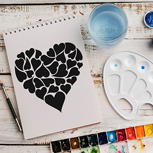 Schablone Herz Muster v17 Design Stencil DIY Airbrush Muster Wandgestaltung Sprühschablone 15 x 15 cm Schablone Herz Muster v17 Design Stencil DIY Airbrush Muster Wandgestaltung Sprühschablone 15 x 15 cm von anygoods
